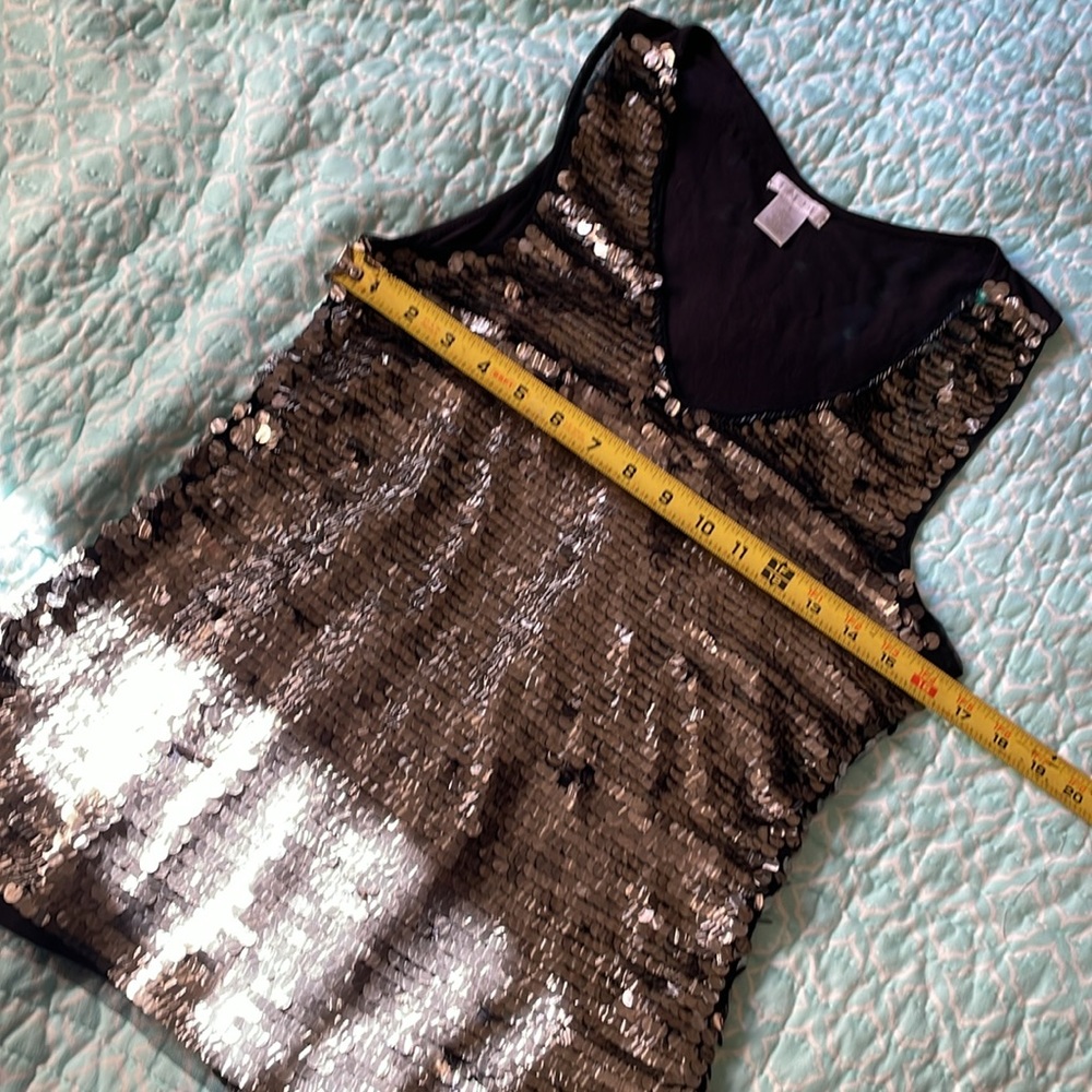 Cache silver sequin top - Picture 4 of 7